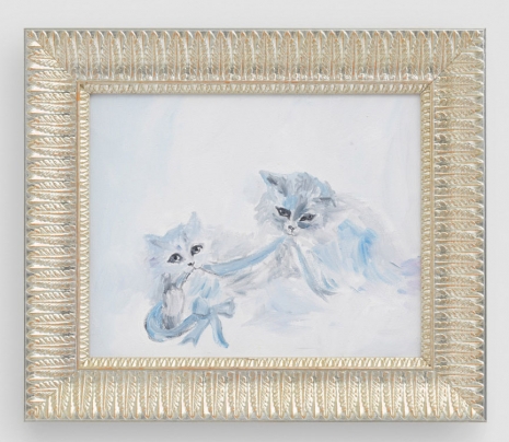 Karen Kilimnik, cats playing in the snow, Siberia, 2020 , Sprüth Magers