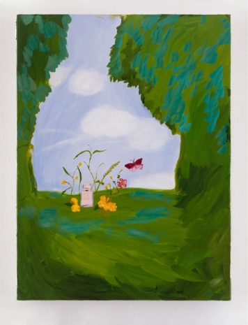 Karen Kilimnik, the happy weeds + insects in the field on a summer day, 2008 , Sprüth Magers
