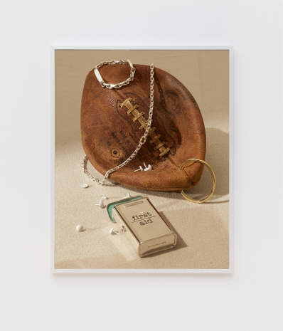 Roe Ethridge, Football and First Aid for Tiffany, 2022 , Andrew Kreps Gallery