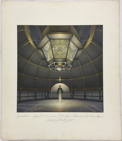 Lebbeus Woods, Epicyclarium (Interior View Upper Chamber), 1985, Friedman Benda