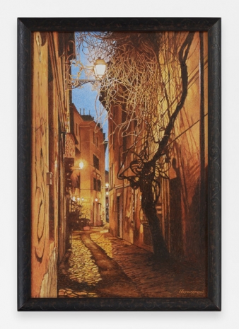 John Thompson , Trastevere Street Scene, , Anton Kern Gallery
