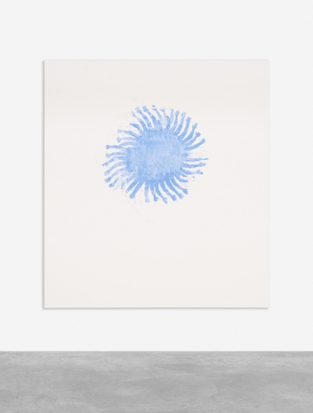 Mark Flood, Blue Monster, 2018, Peres Projects