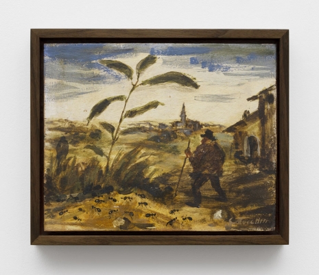 Luigi Zuccheri, Untitled (Paesaggio con formicaio e figura umana), 1955-1960 , STANDARD (OSLO)