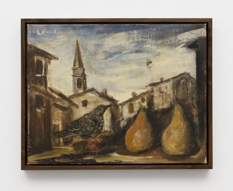 Luigi Zuccheri, Untitled (Villaggio con pere e passero), 1945-1950 , STANDARD (OSLO)