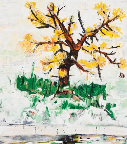 Cy Gavin, Untitled (Yellow pine), 2023 , Gagosian