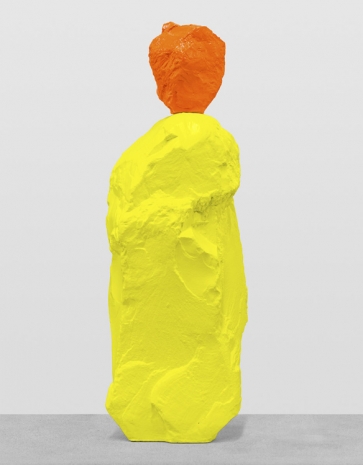 Ugo Rondinone, orange yellow monk, 2022, Gladstone Gallery