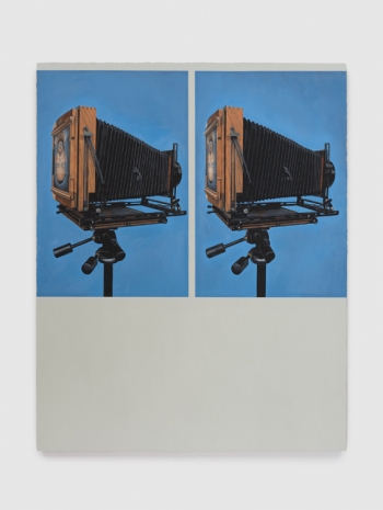 Julian Hoeber, Self-Portrait Flat and Out of Frame, 2022 , Blum & Poe
