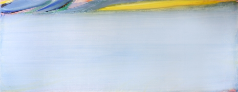 Olivier Debré, Longue grise bleu Aux traces vives du haut, 1988 , Simon Lee Gallery