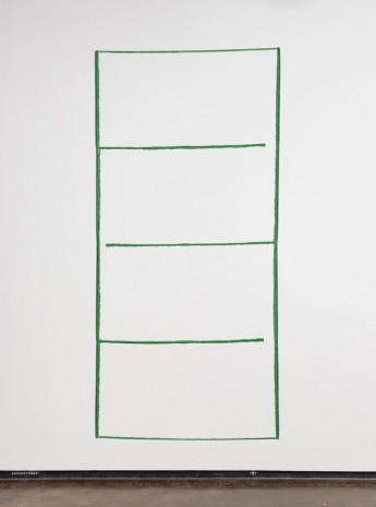 Paul Lee, Channel (green), 2013, Maccarone