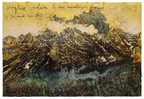 Anselm Kiefer, Voglio vedere le mie montagne – für Giovanni Segantini, 2010-2021, Lia Rumma Gallery