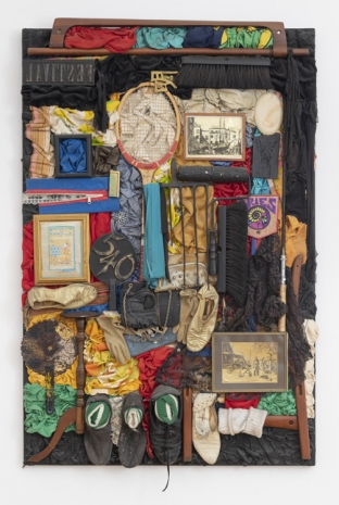 Noah Purifoy, Rags & Old Iron I (after Nina Simone), 1989 , Tilton Gallery