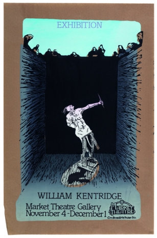 William Kentridge, Poster for William Kentridge, Market Theatre Gallery, 4 November - 1 December 1979 (1 state), 1979 , Marian Goodman Gallery