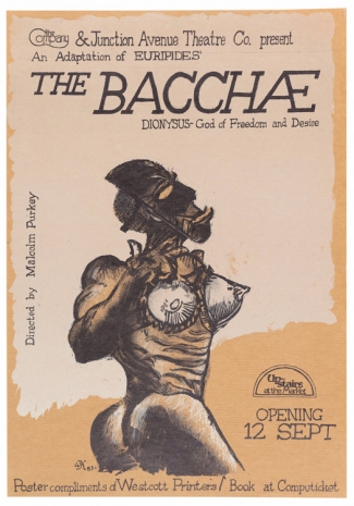 William Kentridge, The Bacchae: Dionysus-God of Freedom and Desire-Market Theatre, opening 12 September (1 state), 1983 , Marian Goodman Gallery