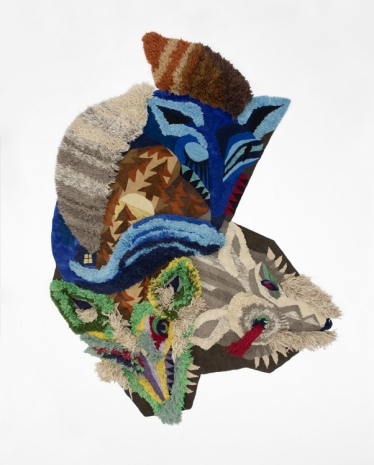 Christoph Hefti , Three Foxes, 2019 , Galerie Peter Kilchmann
