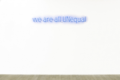 Maja Bajević , we are all UNequal, 2022 , Galerie Peter Kilchmann