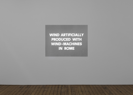 Laura Grisi , Wind Speed 40 Knots, 1968 , The Approach