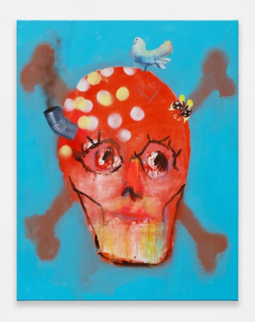 Alessandro Pessoli, Reborn skull #4, 2022 , Anton Kern Gallery