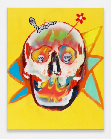 Alessandro Pessoli, Reborn skull #9, 2022 , Anton Kern Gallery