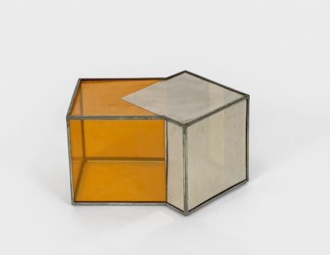 Dan Graham and Pedro de Llano, Two Cubes/One Rotated 45o, 1986-1997 , Marian Goodman Gallery