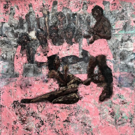 Kaloki Nyamai, Ngoka na mina/ (Dining in Chaos), 2023, Galerie Barbara Thumm