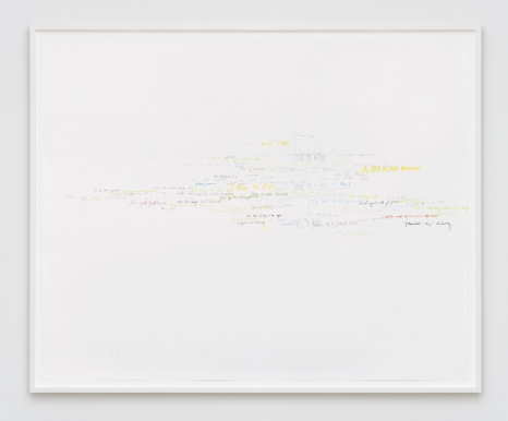 Roni Horn, Wits’ End Mash (lose my head), 2019 , Xavier Hufkens