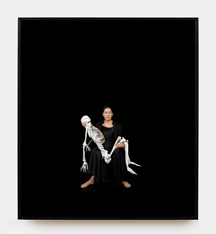 Marina Abramović, Holding the Skeleton, 2008, printed 2023, Sean Kelly