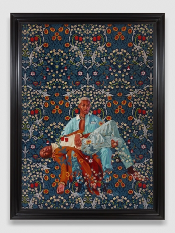 Kehinde Wiley , Portrait of Tarek Ali Ellis and Michael Morgan, 2023, Sean Kelly