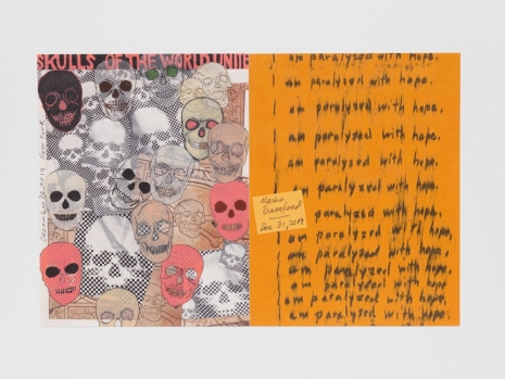 Roni Horn, Skulls of the World Unite • Orange Hope, 2022, Hauser & Wirth
