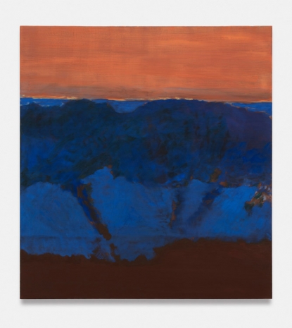 Christine Safa , Pins bleus, Corfou depuis Paxos, 2023 , Bortolami Gallery