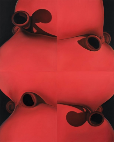 Liu Cong, Red Balloons - Four Grids, 2022, ShanghART