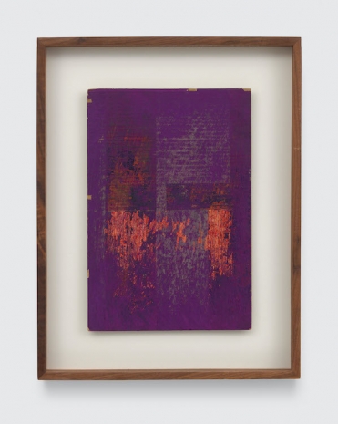 Ray Johnson, Untitled (Moticos in Purple and Orange), c. 1957-1958 , David Zwirner