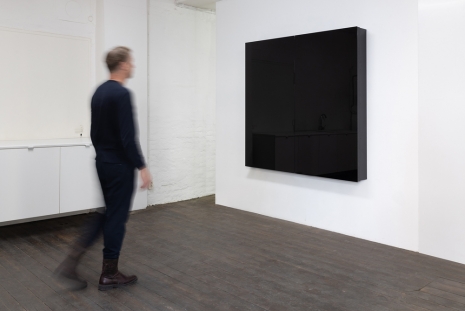 Carsten Höller, Black Sliding Window, 2023, Gagosian