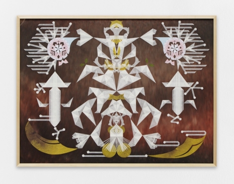 Haegue Yang , Meteor Sword Dancing Formation – Mesmerizing Mesh #111, 2022 , Galerie Chantal Crousel