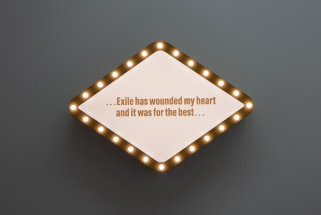 Zineb Sedira, Exile has wounded my heart (Les mains libres), 2023, Mennour