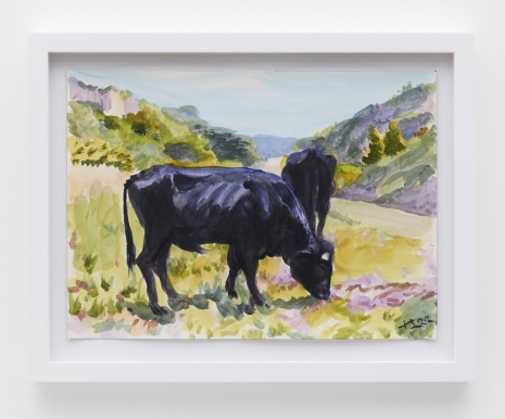 Liu Xiaodong, Black Cows, 2022 , Lisson Gallery