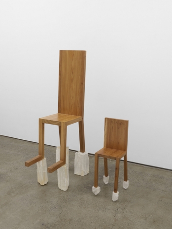 Marina Abramović, Chair for Human Use with Chair for Spirit Use (1), 2012 , Lisson Gallery