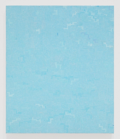 Gregor Hildebrandt, „Himmel spiegelt sich im Wasser“, 2023 , Almine Rech