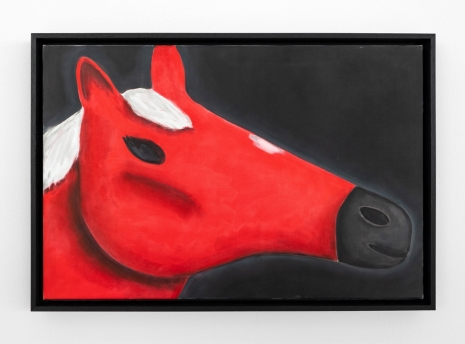 Andrew Sim, portrait of a red horse, 2023 , The Modern Institute