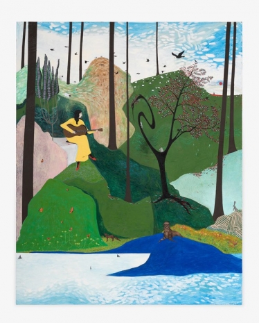 Clare Rojas, The Sacred Bird Tree, 2022 , Andrew Kreps Gallery