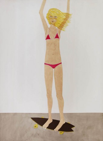 Ed Templeton, Skater Girl, 2012, Tim Van Laere Gallery