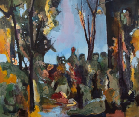 Uwe Wittwer , In the Woods after Titian, 2022 , Monica De Cardenas