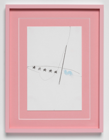 Richard Tuttle, Pink, X, 2023, Modern Art