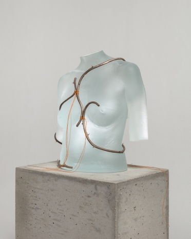 Kelly Akashi, Spines (Inner Light), 2022-2023 , Tanya Bonakdar Gallery