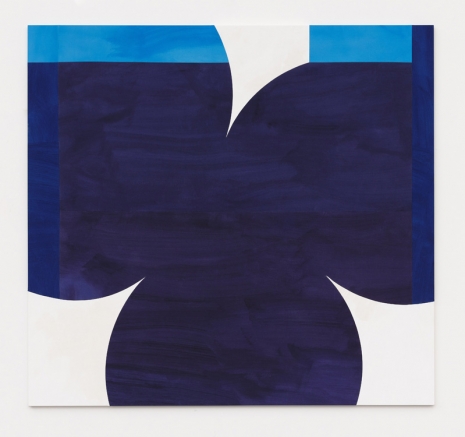 Sarah Crowner, Navy and Sky with Corners, 2023 , Galerie Nordenhake