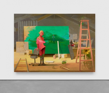 Lisa Yuskavage, The Artist's Studio, 2022 , David Zwirner