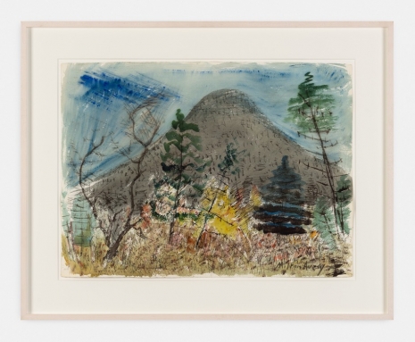 Milton Avery, Old Mountain, Young Trees, 1943 , Xavier Hufkens