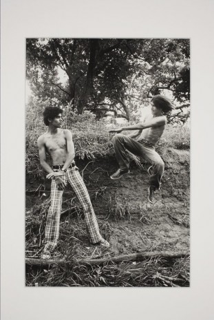 Larry Clark, Playing Kung Fu in the Park, 1975, Simon Lee Gallery