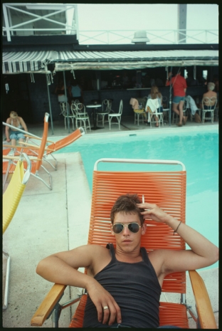 Nan Goldin , David by the pool at The Back Room, Provincetown, 1976, 1976 , Gagosian
