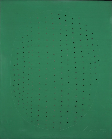 Lucio Fontana , Concetto Spaziale (66-B-14), Executed in 1966 , Cardi Gallery
