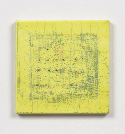 Abby Robinson, Green Gold Flamestich Rocks, 2023 , Tilton Gallery